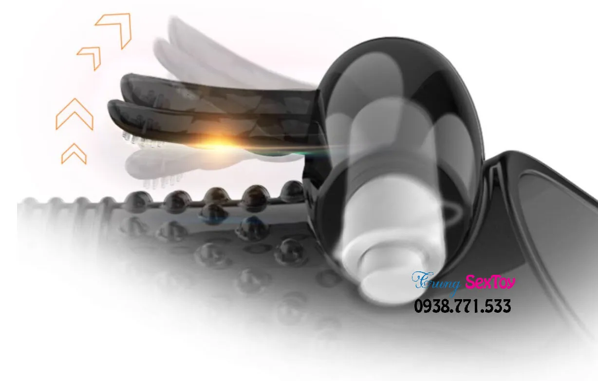 G-Spot Stimulating Ribbed Thinning Vibrating Condom Dildo — photo 3