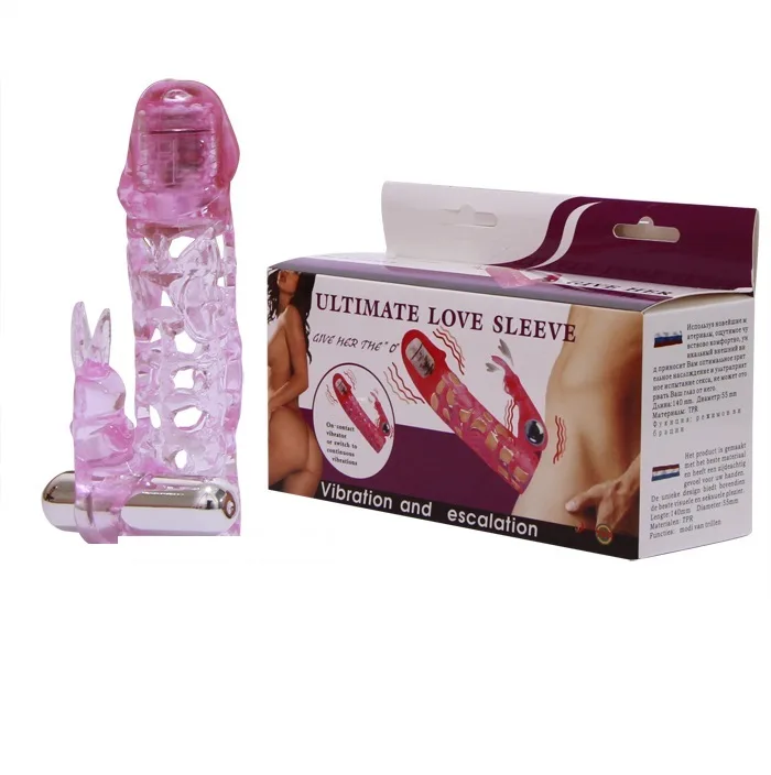 Double Ended Vibrating Textured Dildo Stimulator — photo 2