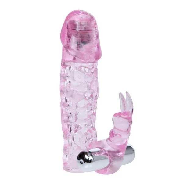 Double Ended Vibrating Textured Dildo Stimulator — photo 4