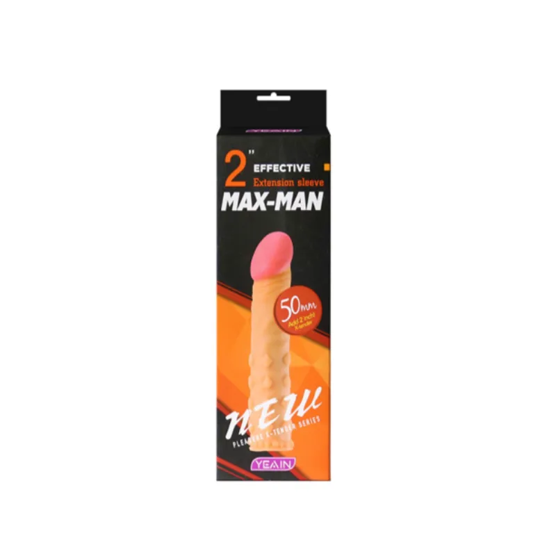 Maxman Silicon Spiked 5cm Extra Length Condom Pack — photo 2