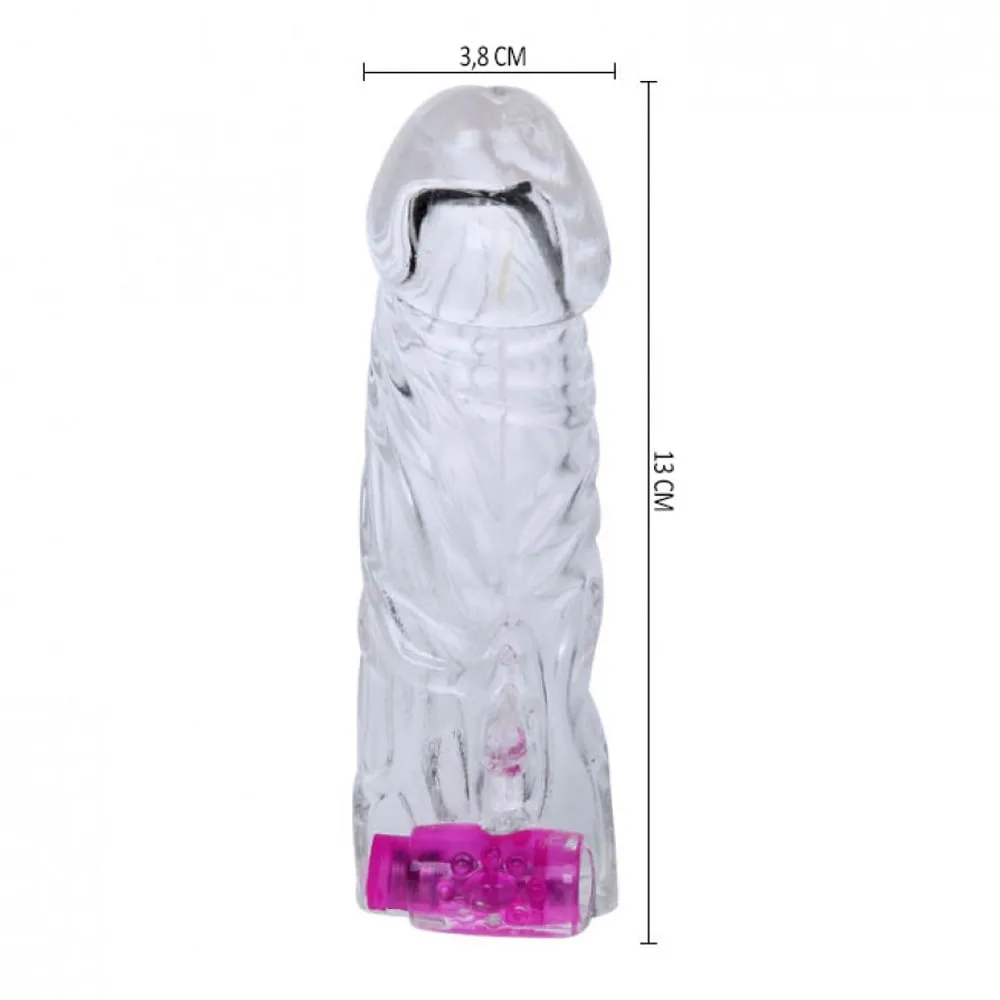 Penis Sleeve Ribbed Vibrating Condom Enhance Sexual Pleasure — photo 3