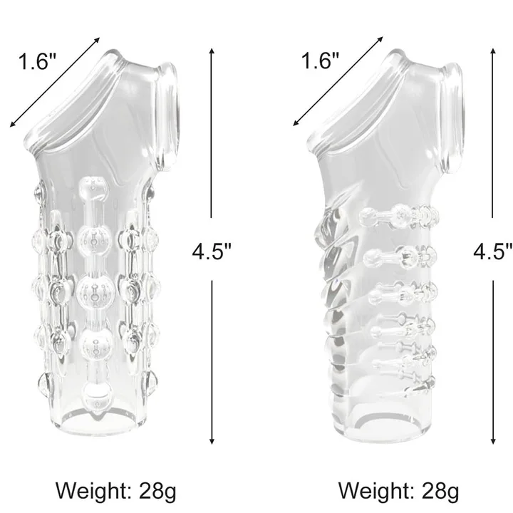 Wolf Tooth Condom Set 2 Pcs Textured Sensation Booster — photo 4