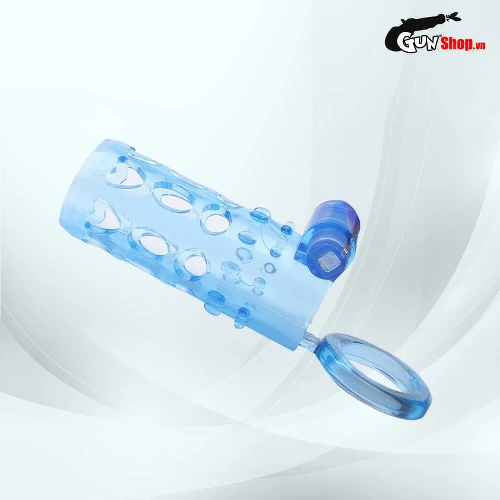 Chisa Vibrating Sleeve Enhancer Ring with Base Beads — photo 4