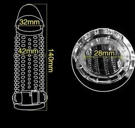 Screech Textured Vibrating Condom with Multiple Nubs — photo 4