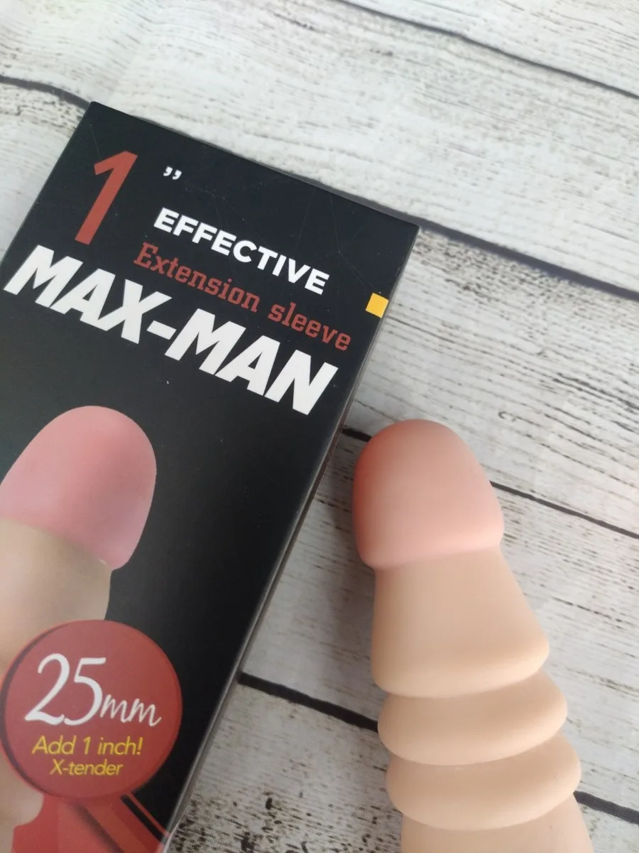 Max-man Silicone Premium Condoms Extended Length 2.5cm Men — photo 7