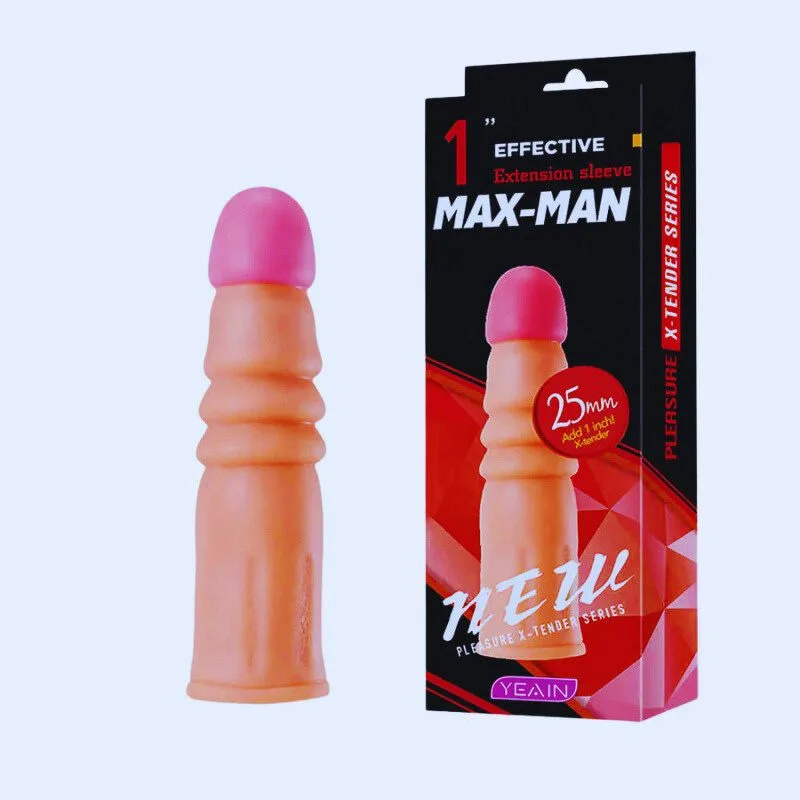 Max-man Silicone Premium Condoms Extended Length 2.5cm Men — photo 2