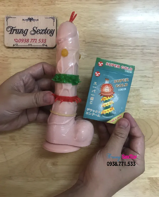 Super Gold Ribbed G-Spot Condom Enhance Sensation — photo 2