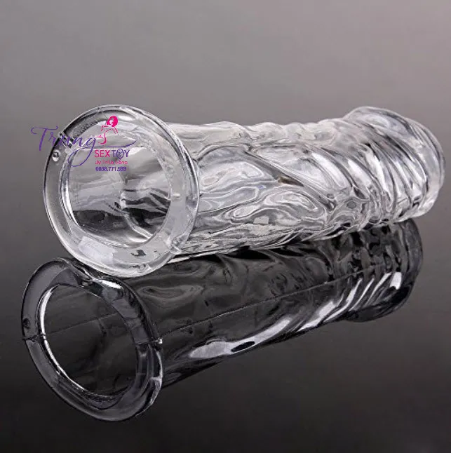 Size Enhancing Condom Dildo Comfortable Extra Length Protection — photo 2
