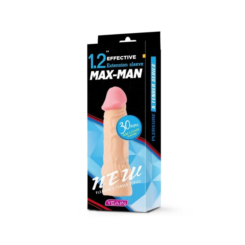 Maxman Realistic Size Enhancing Textured Condom for Men — photo 3