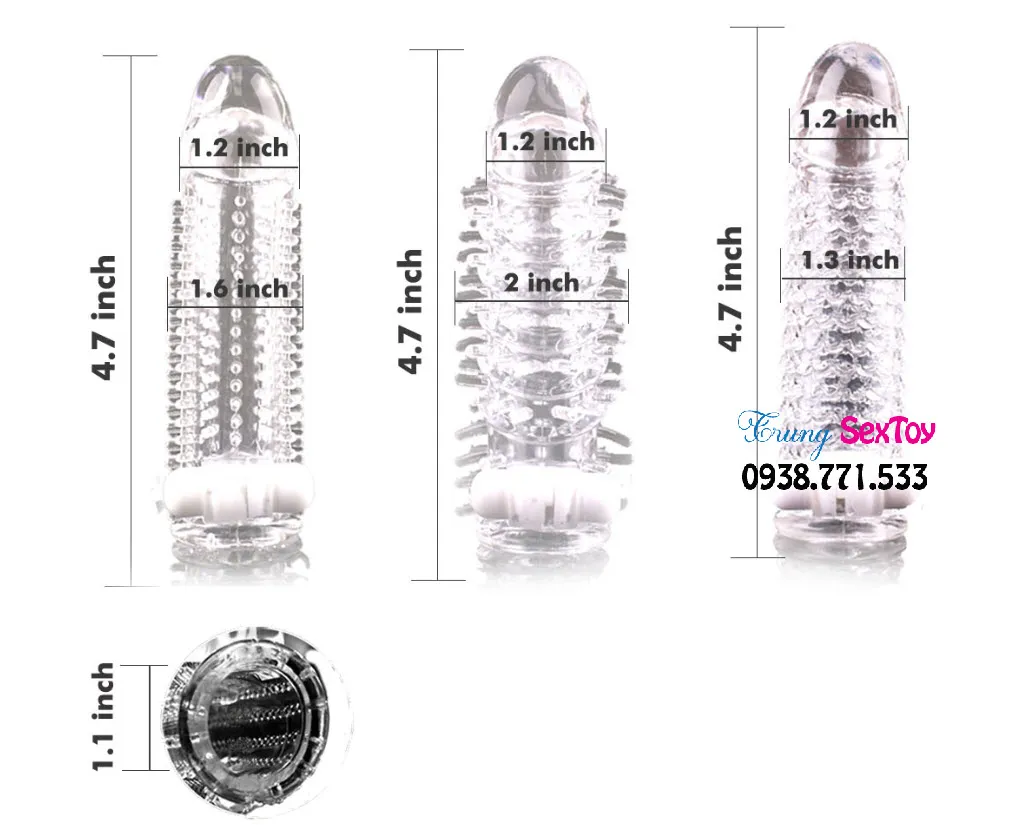 Fish Scale Textured Vibrating Condom Exciting Sextoy Fun — photo 2