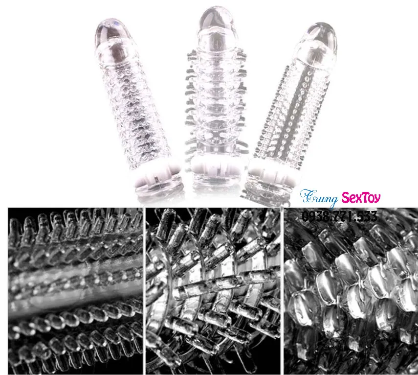 Fish Scale Textured Vibrating Condom Exciting Sextoy Fun — photo 4
