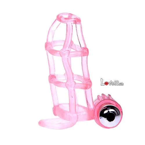 MMA Ultra Thin Penis Sleeve Condom Massage Ring Multi-Speed — photo 2