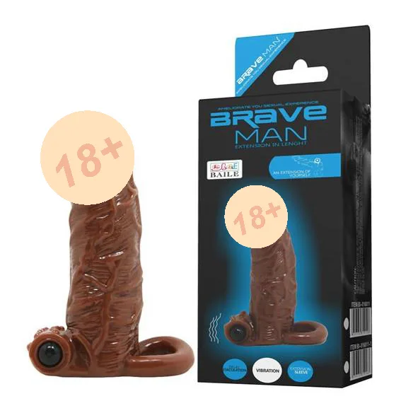 Brave Man Vibration Delay Condom Increase Size Extend Performance — photo 4