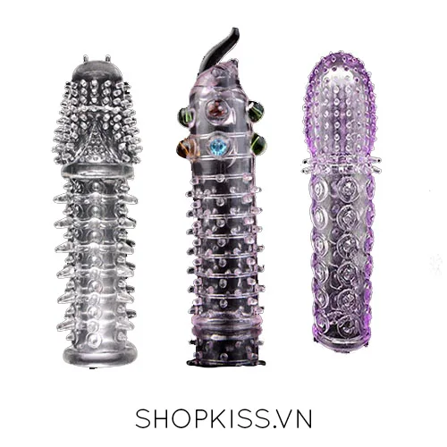 TPE Super Spiked Condom Male Enhancement Long-Lasting Sensation — photo 2