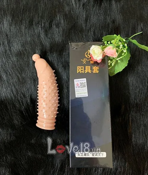 Super G Spiked Textured Penis Sleeve Male Enhancer — photo 5