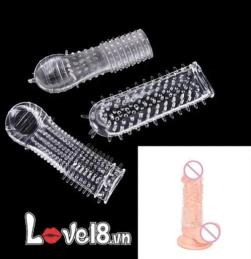 Translucent Ribbed and Nipple Studded Ultra-Thin Condom DC14G — photo 4