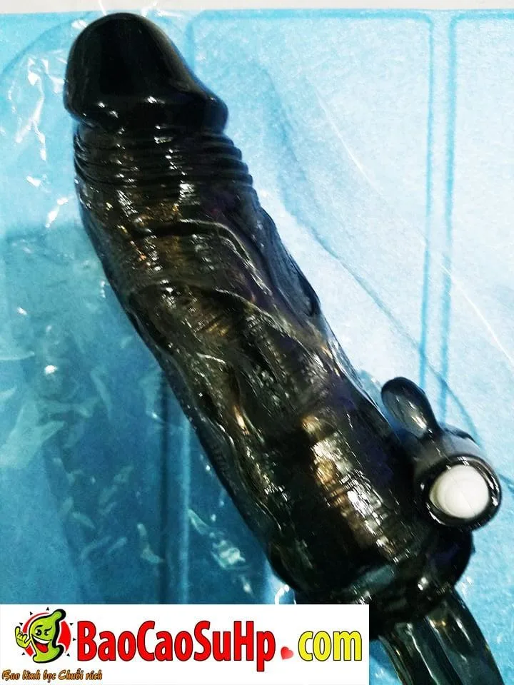 Donzen Dual-Head Vibrating Strap-On Condom — photo 4