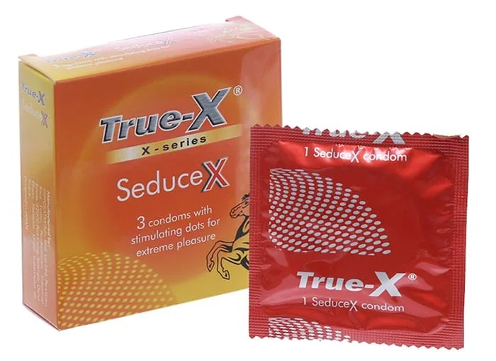 True X Textured Condom 3-Pack Enhanced Sensation — photo 4
