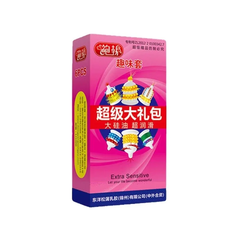 Runbo 6s Ribbed Condom Ultra Sensation for Women — photo 3