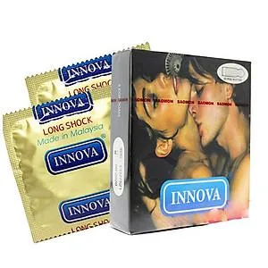 Innova Black Condom Long Lasting Popular Male Protection — photo 3