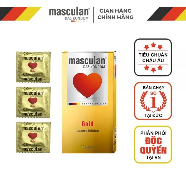 Masculan Ribbed Dotted Textured Condom German Brand — photo 5