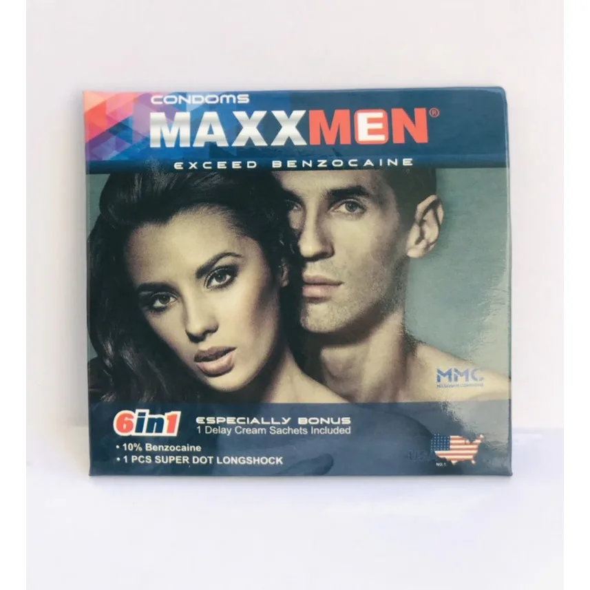 MAXXMEN 6in1 Ultra Thin Ribbed Condom For Extra Stimulation — photo 3