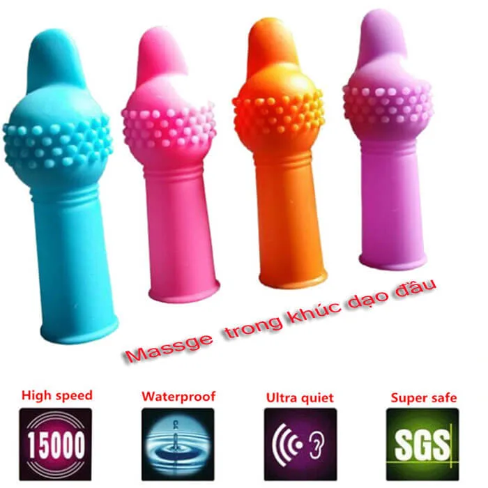 Ultra Stimulating Finger Sleeve Vibrator Multiple Colors — photo 5