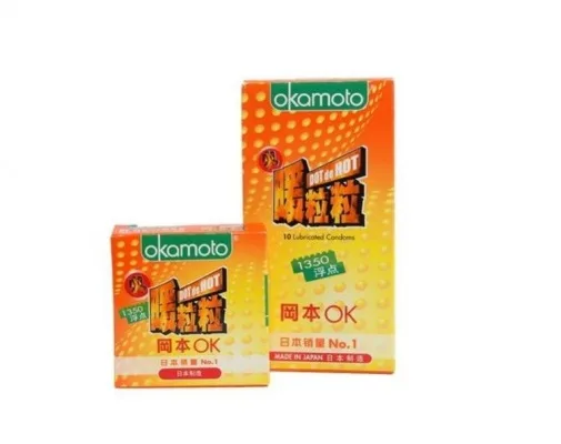 Okamoto Dot de Hot Textured Warming Condom — photo 2