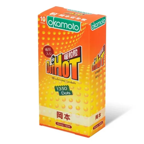 Okamoto Dot de Hot Textured Warming Condom — photo 3