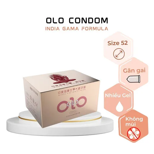 OLO Gamma Formula Textured Delay Condom 10 Pack — photo 4