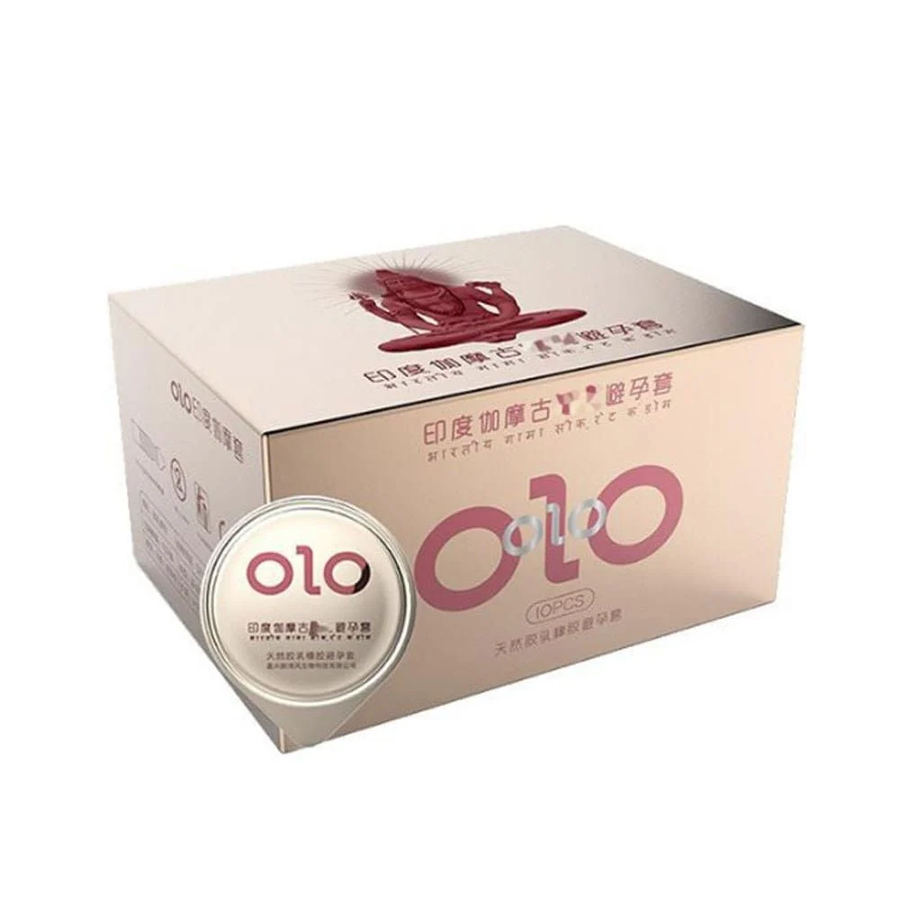 OLO Gamma Formula Textured Delay Condom 10 Pack — photo 3