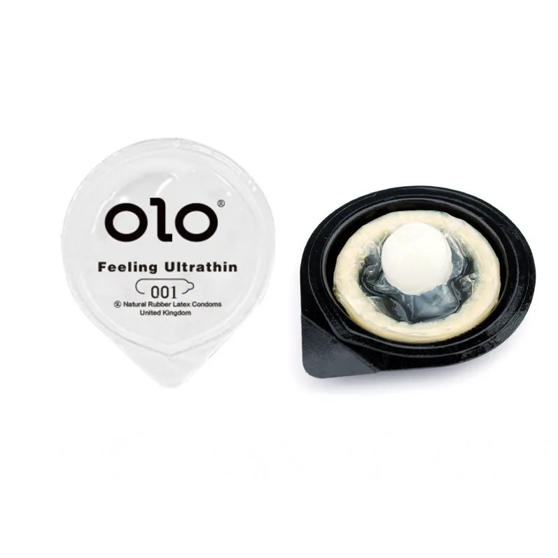 OLO Growth Beaded Condom G Spot Massage 5pcs Enhanced Gel — photo 3