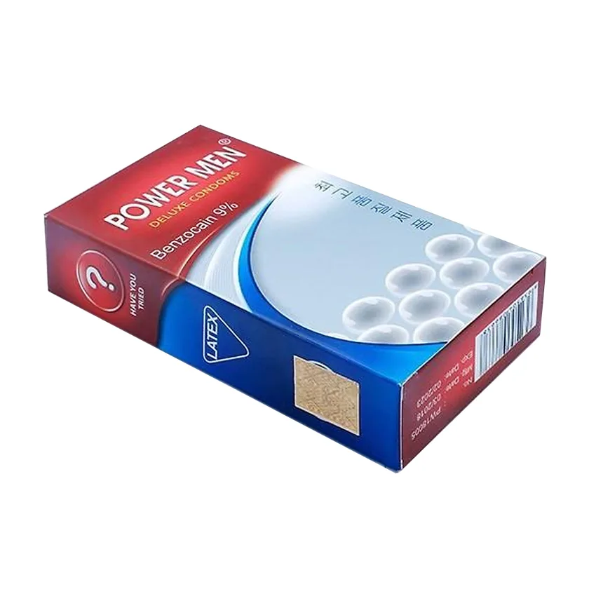 Power Men Pearl Studded Delay Condom with Benzocaine — photo 2