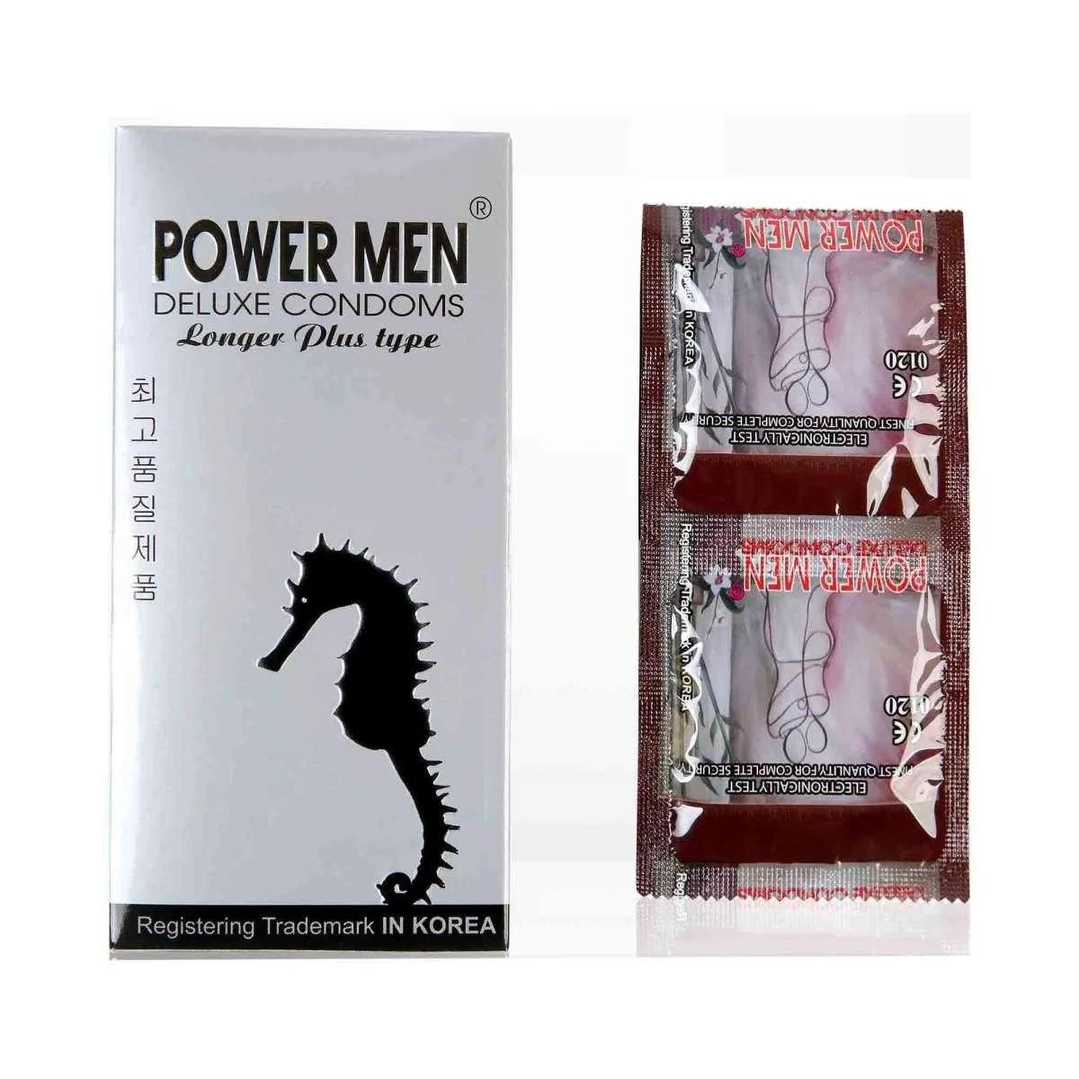 Powermen Seahorse Textured Condom Long-Lasting Pleasure — photo 3