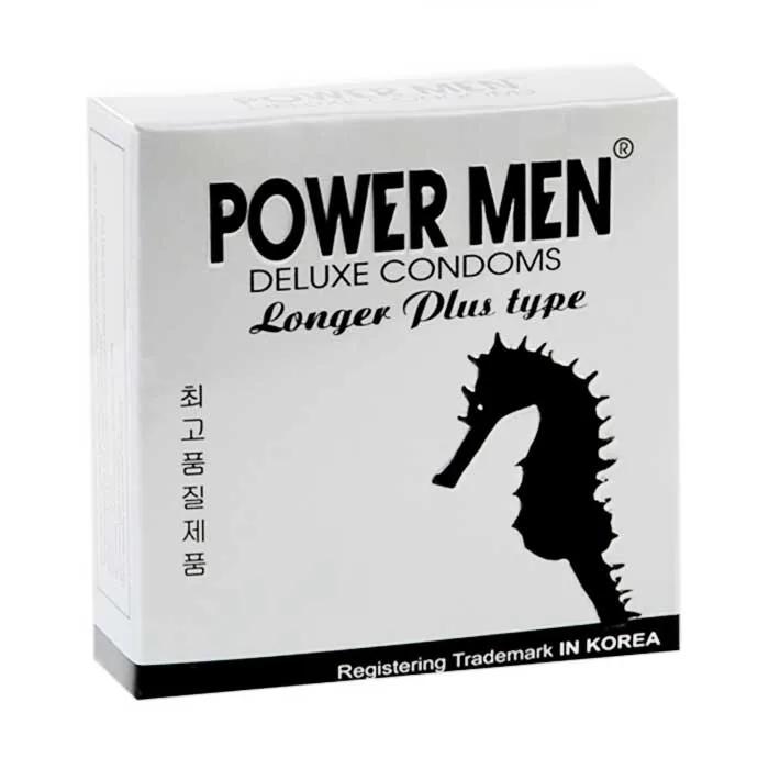Powermen Seahorse Textured Condom Long-Lasting Pleasure — photo 4