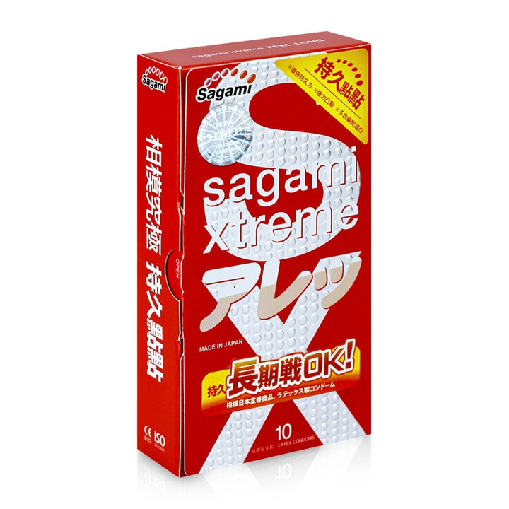 Sagami Xtreme Feel Long Spiked Condoms 10 Pack Boost — photo 4