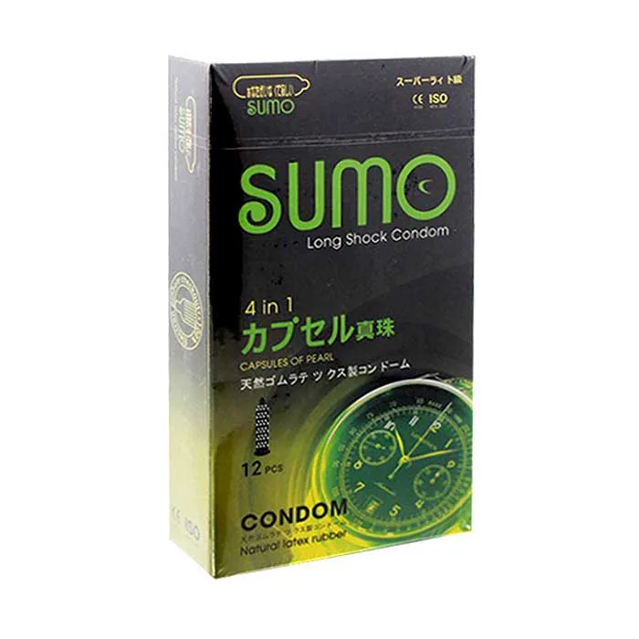 Sumo 4in1 Ultra Thin Textured Japanese Condom 3pcs — photo 2
