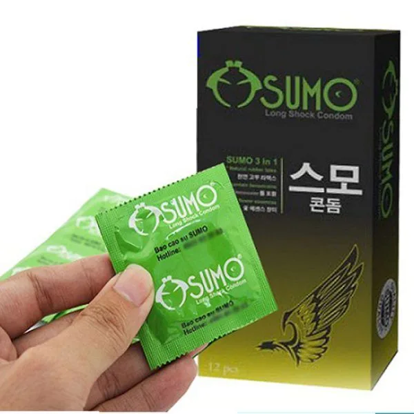 Sumo 4in1 Ultra Thin Textured Japanese Condom 3pcs — photo 3