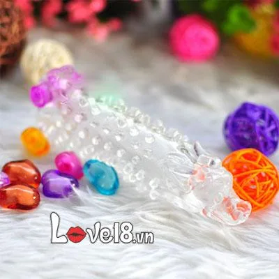 Dragon Head Super Spike Vibrating Penis Sleeve Silicone TPE — photo 3