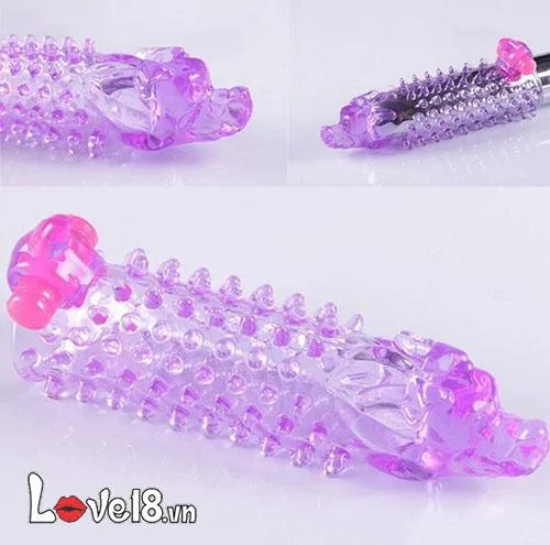 Dragon Head Super Spike Vibrating Penis Sleeve Silicone TPE — photo 5