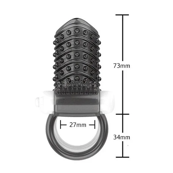 Silicone G-Spot Vibrating Dildo 10.7cm Strong Pleasure Vibe — photo 3
