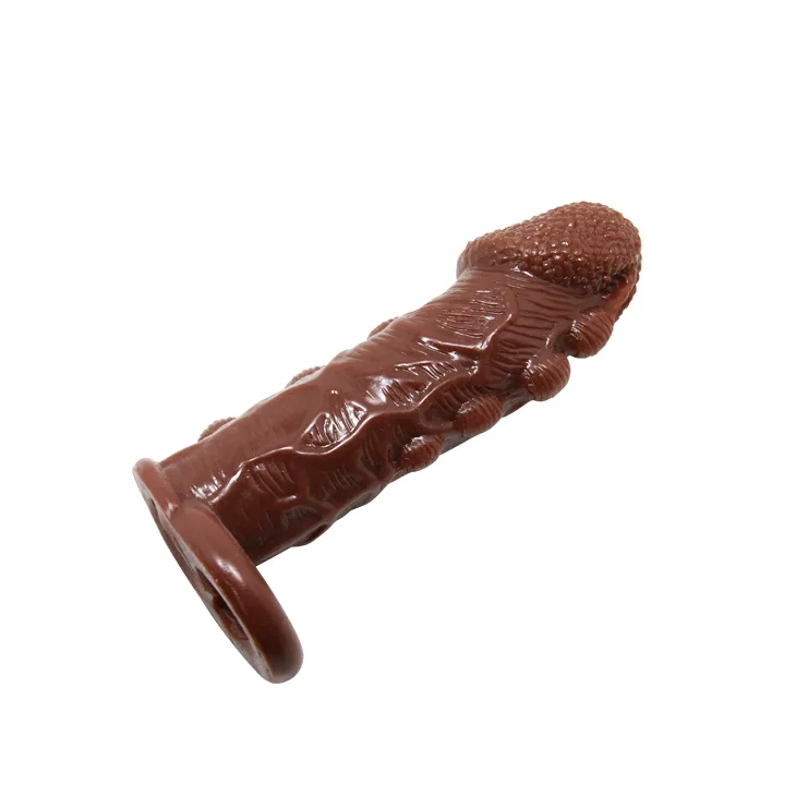 BD04A Cock Ring Vibrating Large Rooster Head Silicone Enhancer — photo 3