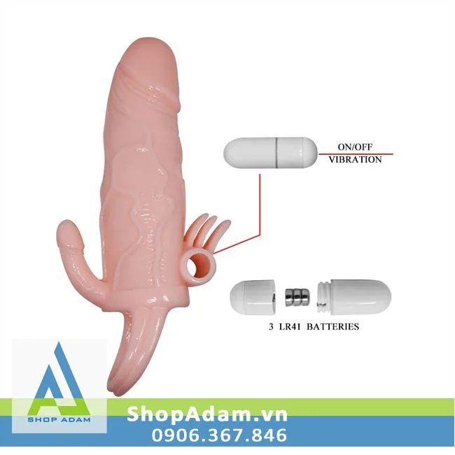 Brave Man Silicone Strap-On Vibrator Safe Medical Grade — photo 4