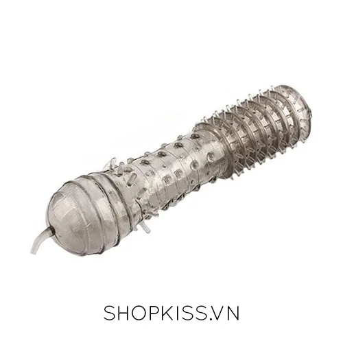 Ultra Thin Spiked Penis Sleeve Soft Silicone Enhancer — photo 2