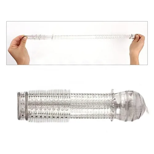 Ultra Thin Spiked Penis Sleeve Soft Silicone Enhancer — photo 4