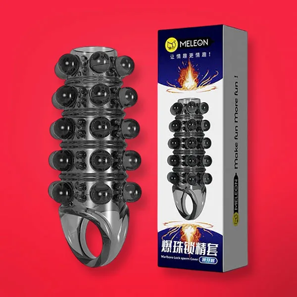 Meleon Marlboro Lock Sperm Cover Anti-Slip Spiked Cock Ring — photo 2