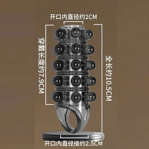 Meleon Marlboro Lock Sperm Cover Anti-Slip Spiked Cock Ring — photo 4
