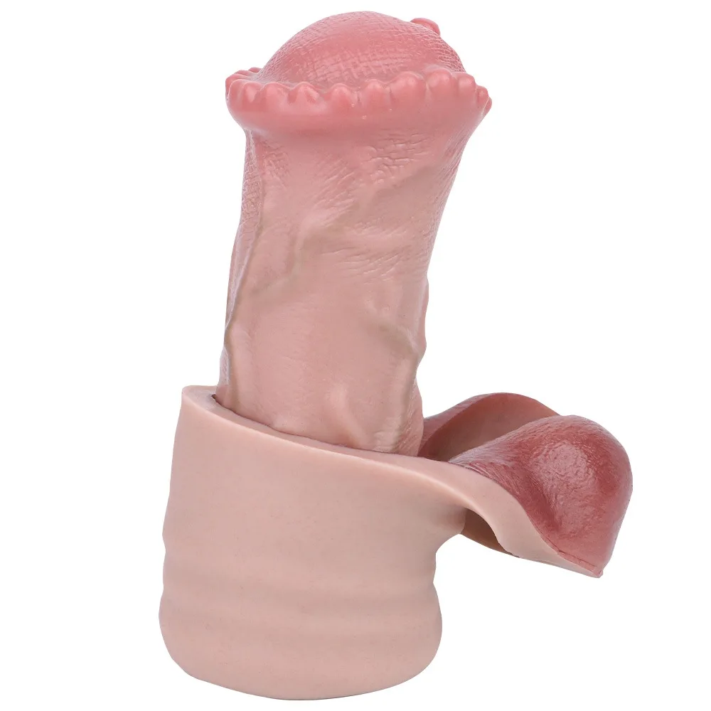 Soft Medical Silicone Horse Dildo with Strap — photo 3