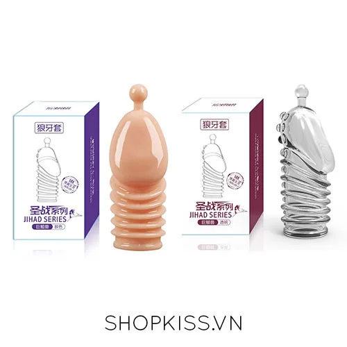 Bumpy Beaded Sleeve Enhancer Ultra Realistic Penis Extension — photo 2