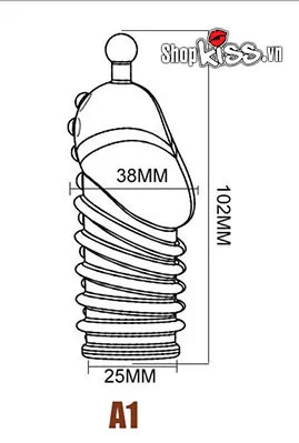 Bumpy Beaded Sleeve Enhancer Ultra Realistic Penis Extension — photo 7